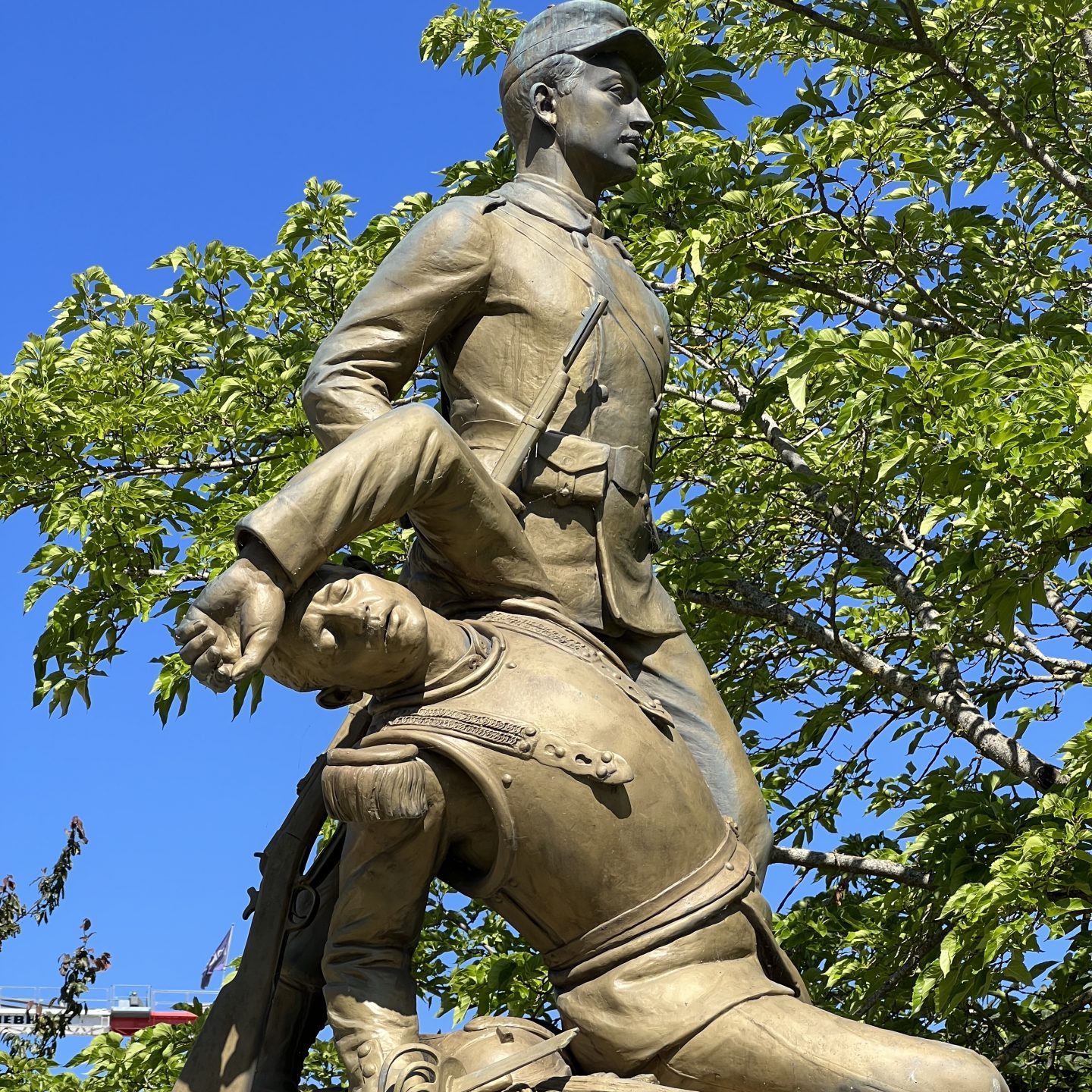 Statues d'hommes pendant la Guerre franco-prussienne